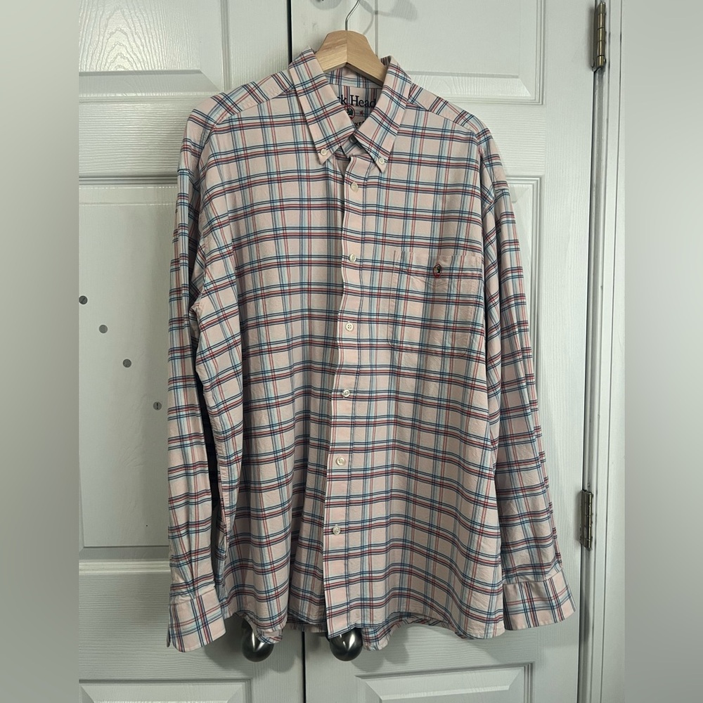Duck Head Mens Classic Oxford Size Lage 100% Cotton Long Sleeve Button Down